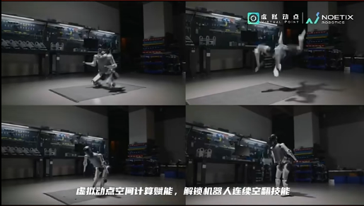 利亞德·虛擬動點賦能合作伙伴解鎖機器人連續空翻