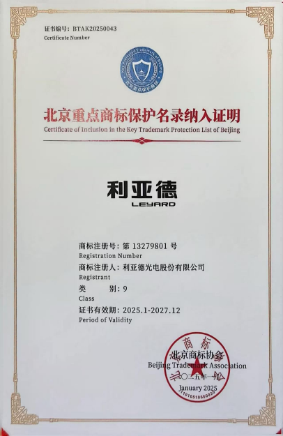 北京重點商標保護名錄